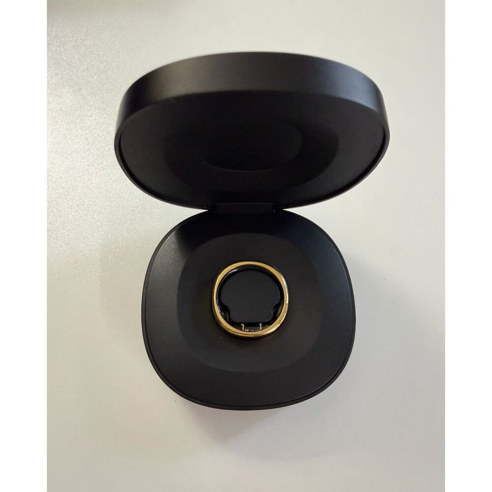 RingConn Gen 2 Smart Ring Gold Size 9 Health Sleep Fitness Tracker Preowned